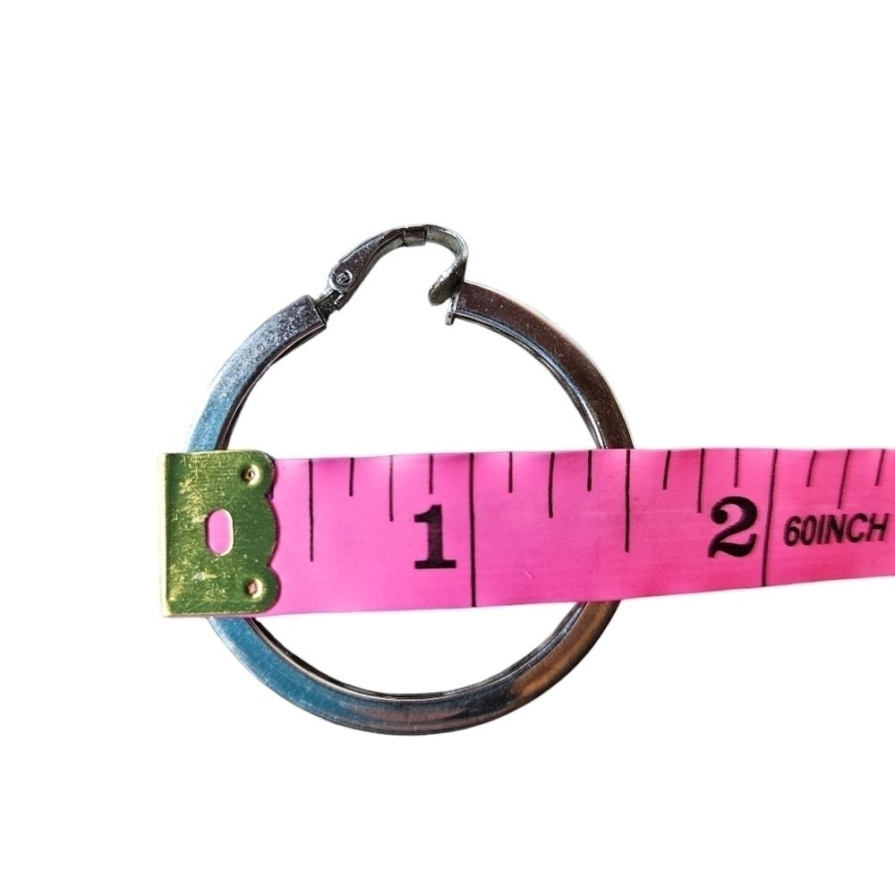 Lewis Segal Vintage Hoop Earrings Clip On L.H. Segal California - Picture 6 of 6